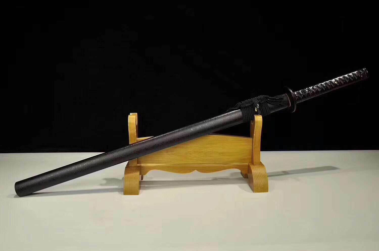 新款:黑玫瑰唐直刀 尺寸:全长102cm 刃长72cm  柄长27cm  刃宽3cm  刃