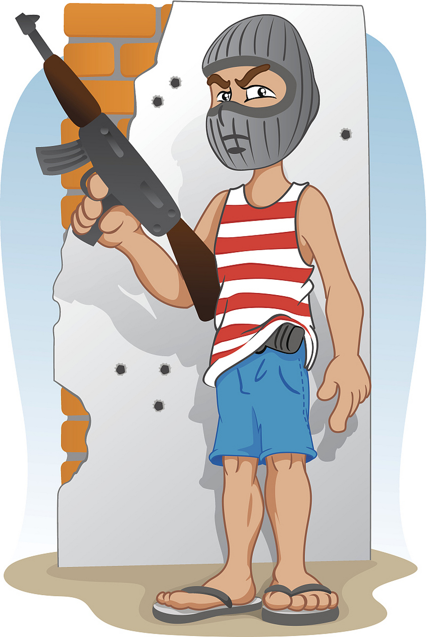 据目击者称,事发前曾看到恐怖分子手持ak47步枪在莫斯科大街上行走.