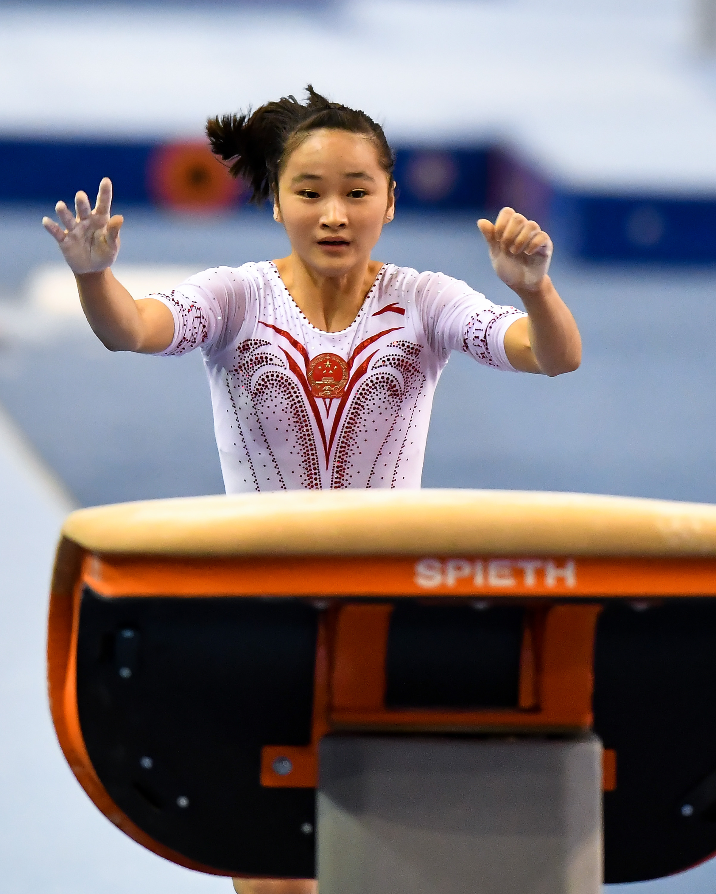 体操——世界杯卡塔尔站:刘津茹获女子跳马第五名(2)