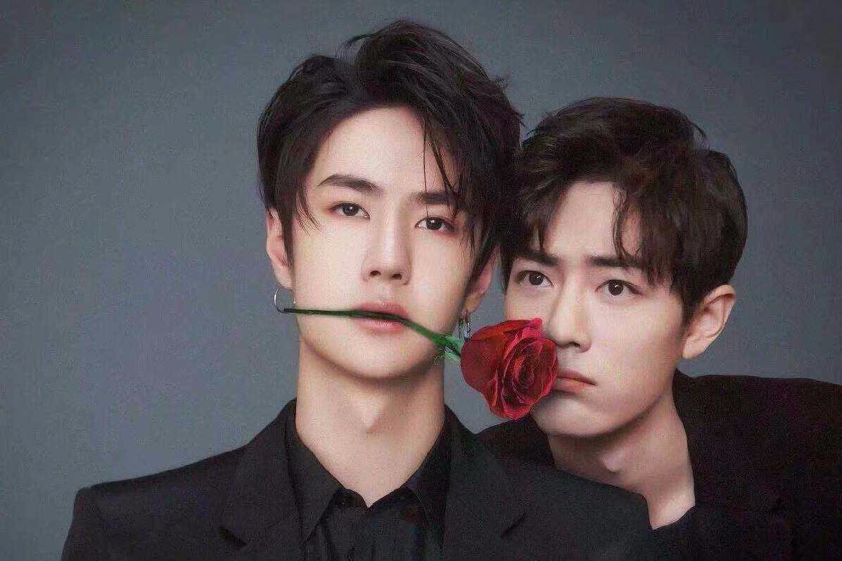 《时尚先生fine》发图,内涵一些明星,有一张图是肖战王一博吗?