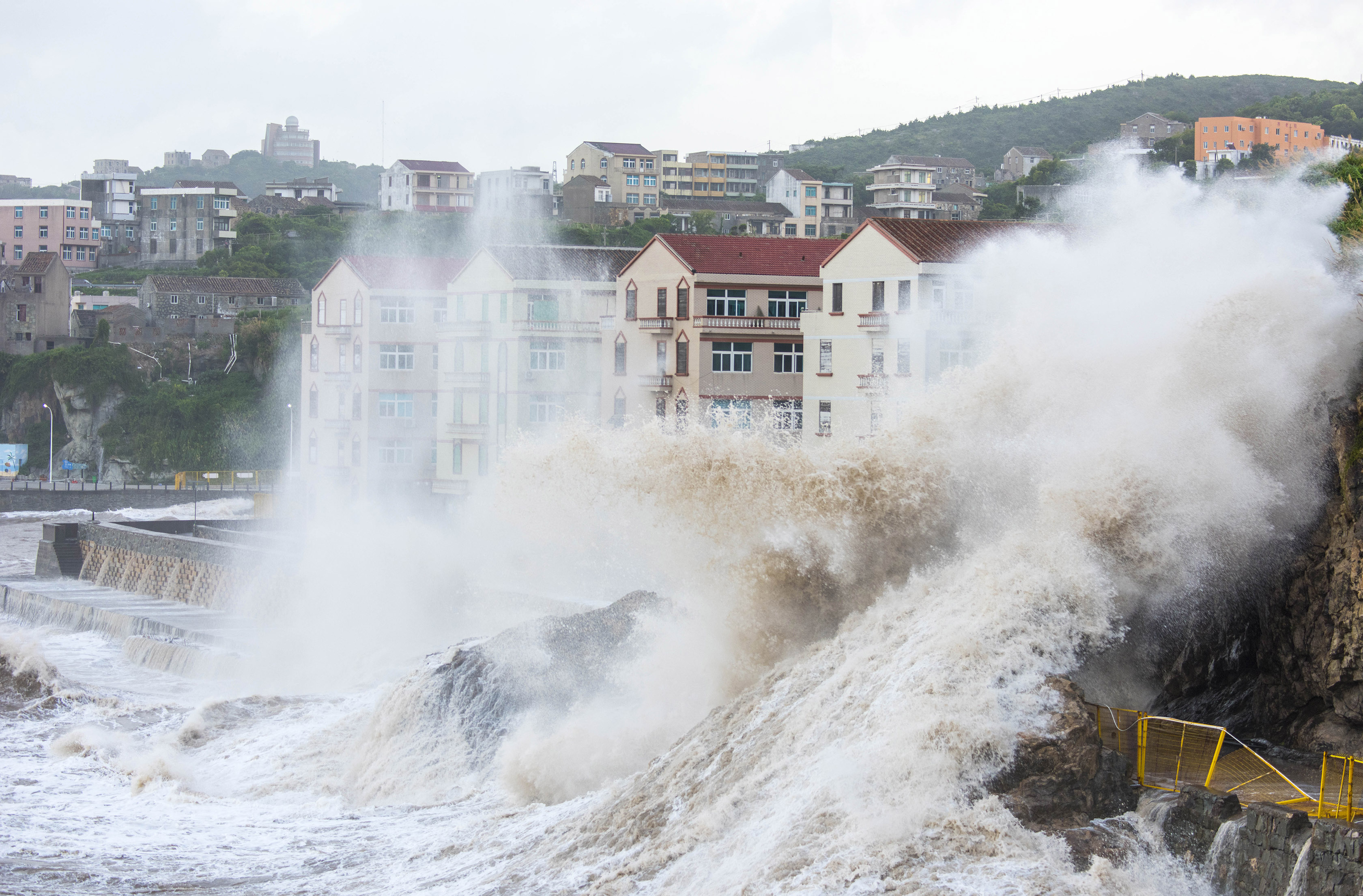 浙江温岭海啸图片