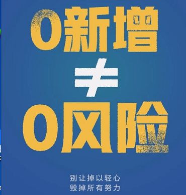 迁安1例确诊轨迹公布;零增长≠零风险!远离这两类人