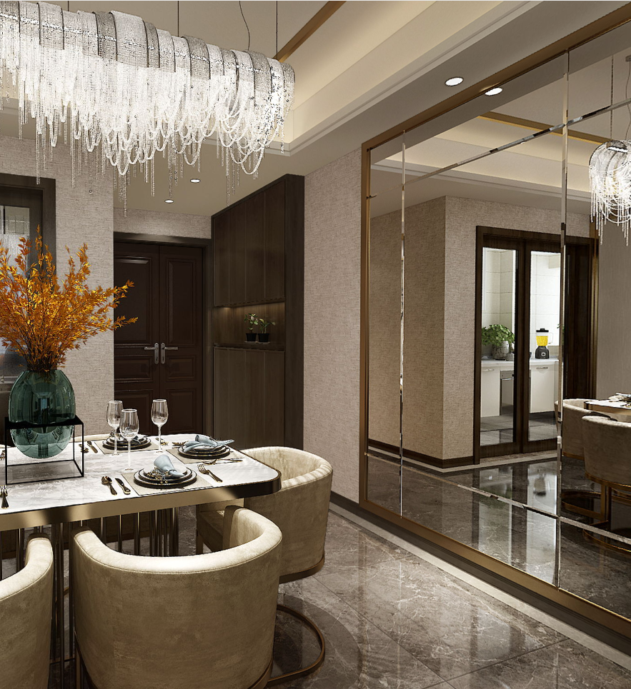 港式风格的装修,就像夜空中璀璨的明星