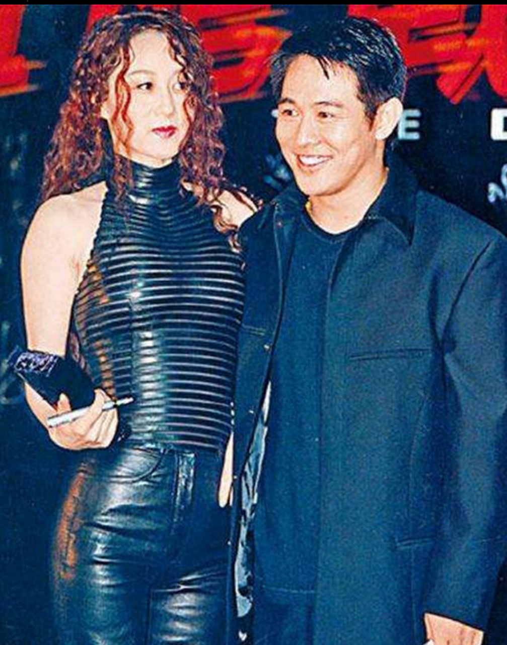 遇见美好# 李连杰的老婆利智年轻时也是大美女,身高170cm,比李连杰