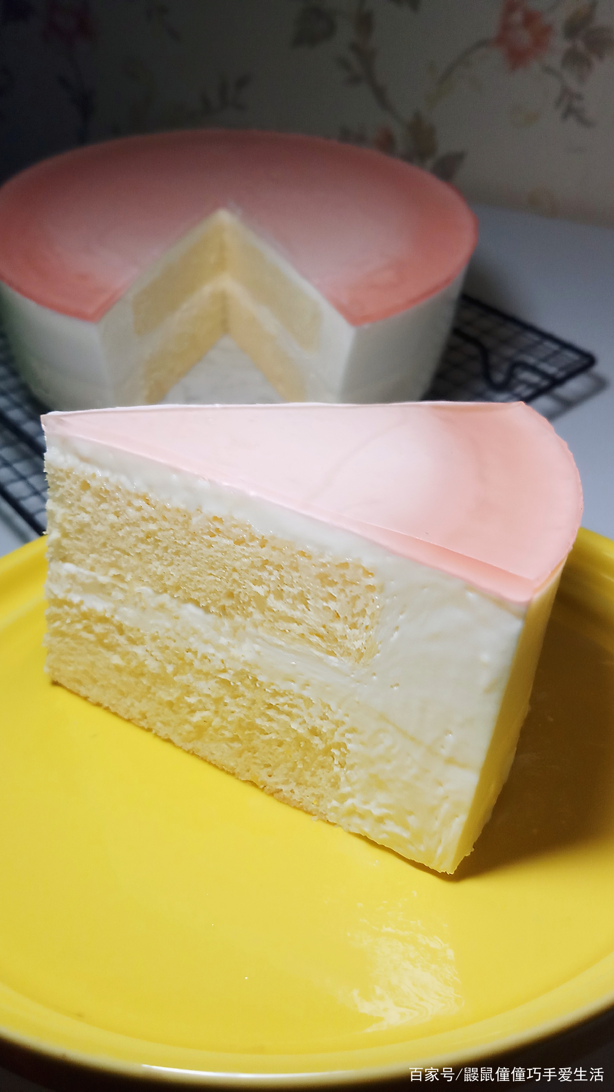 跟着鼹鼠做8寸粉粉桃香酸奶乳酪慕斯蛋糕,桃香四溢沁人心脾(原创) 跟着鼹鼠做8寸粉粉桃香酸奶乳酪慕斯蛋糕,桃香四溢沁人心脾(原创)