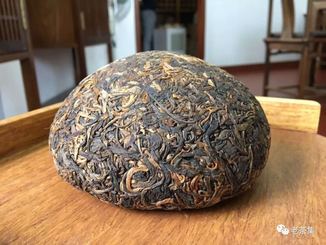 老茶档案:兴海茶厂2004年班章乔木生态沱茶(土鸡沱)(竹篮沱)