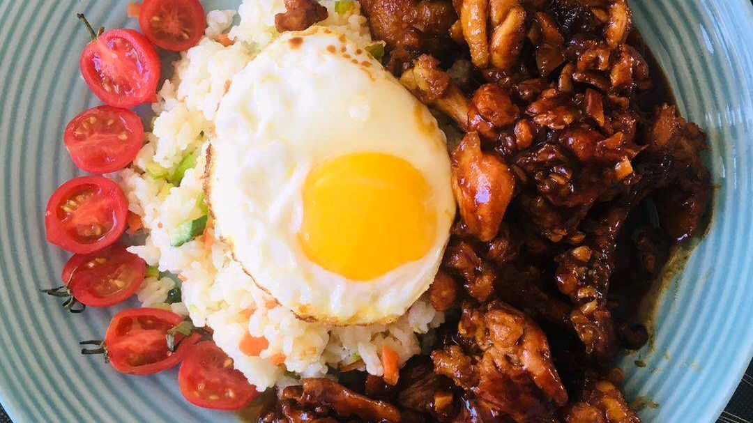百分百还原吉野家照片鸡腿饭!