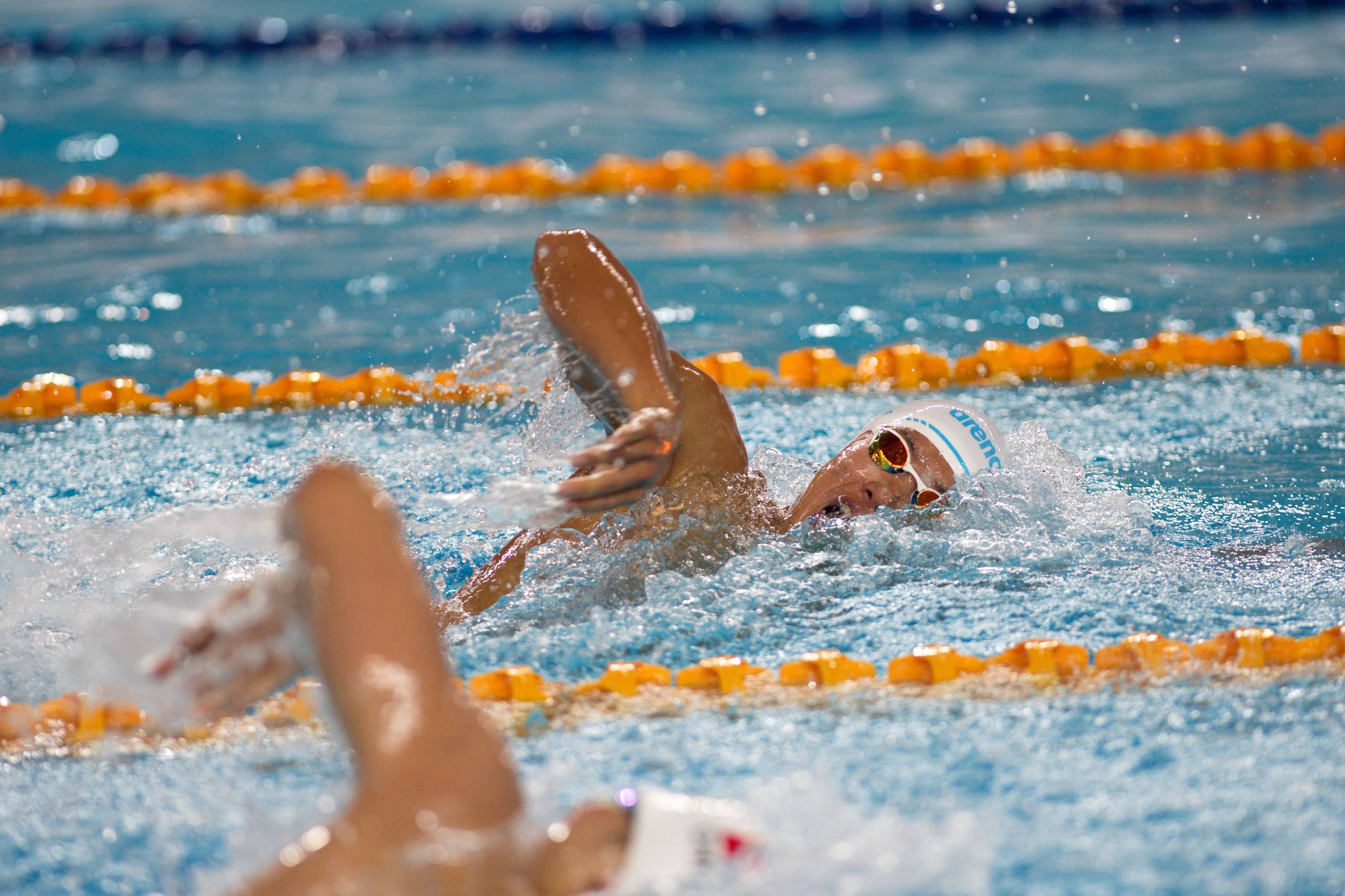 游泳—全国冠军赛:浙江队获男子4x200米自由泳接力冠军(2)