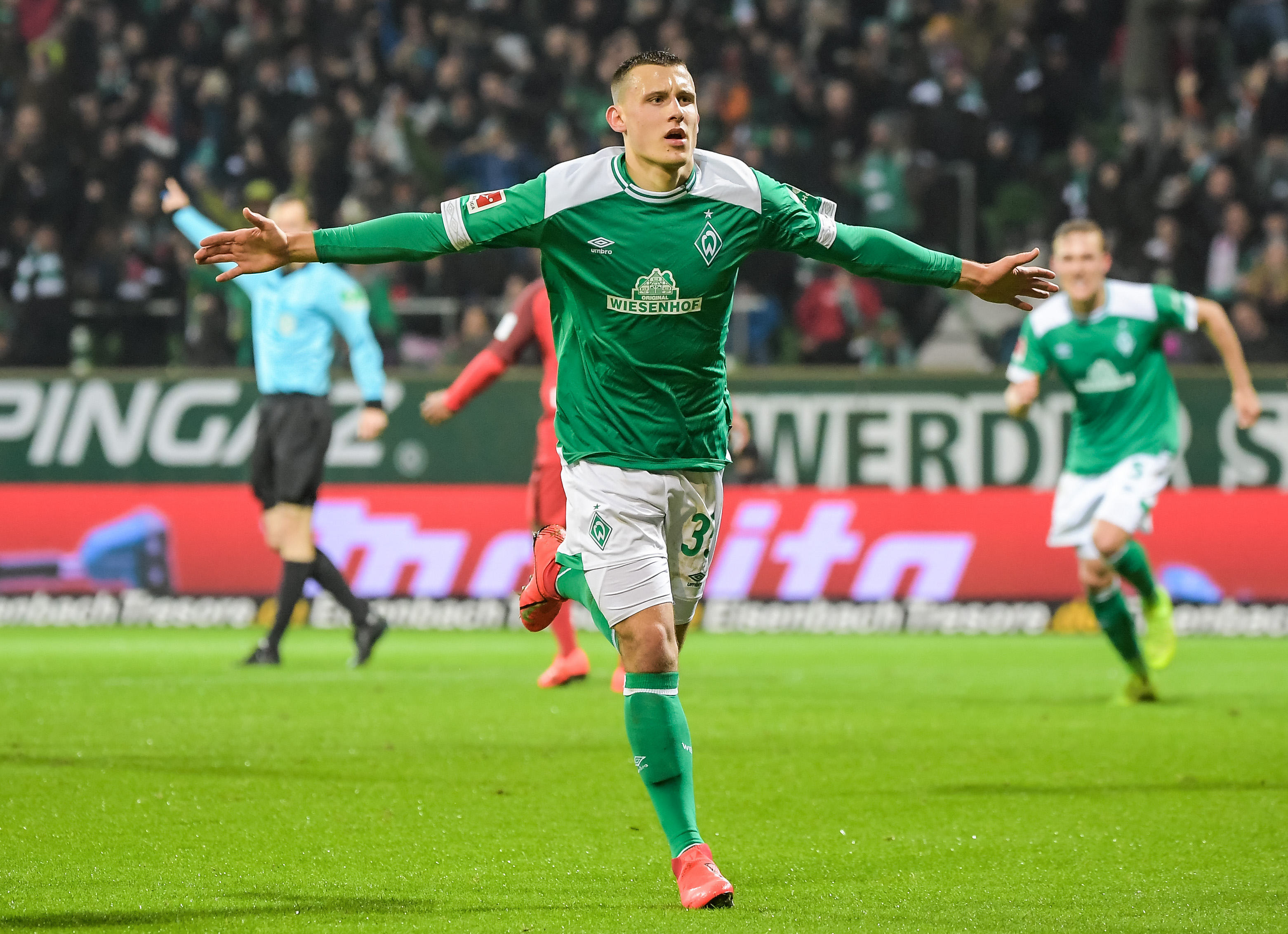 不来梅(德国),2019年1月27日    (体育)(4)足球——德甲:不来梅战平