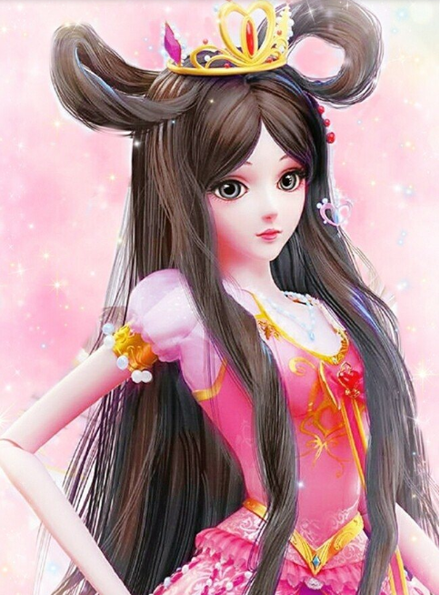 叶罗丽精灵变身粉色系少女茉莉最女神阿灵美的像仙子