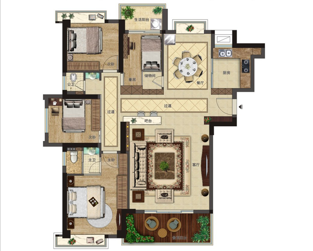 宁波帝宝 the river one装修