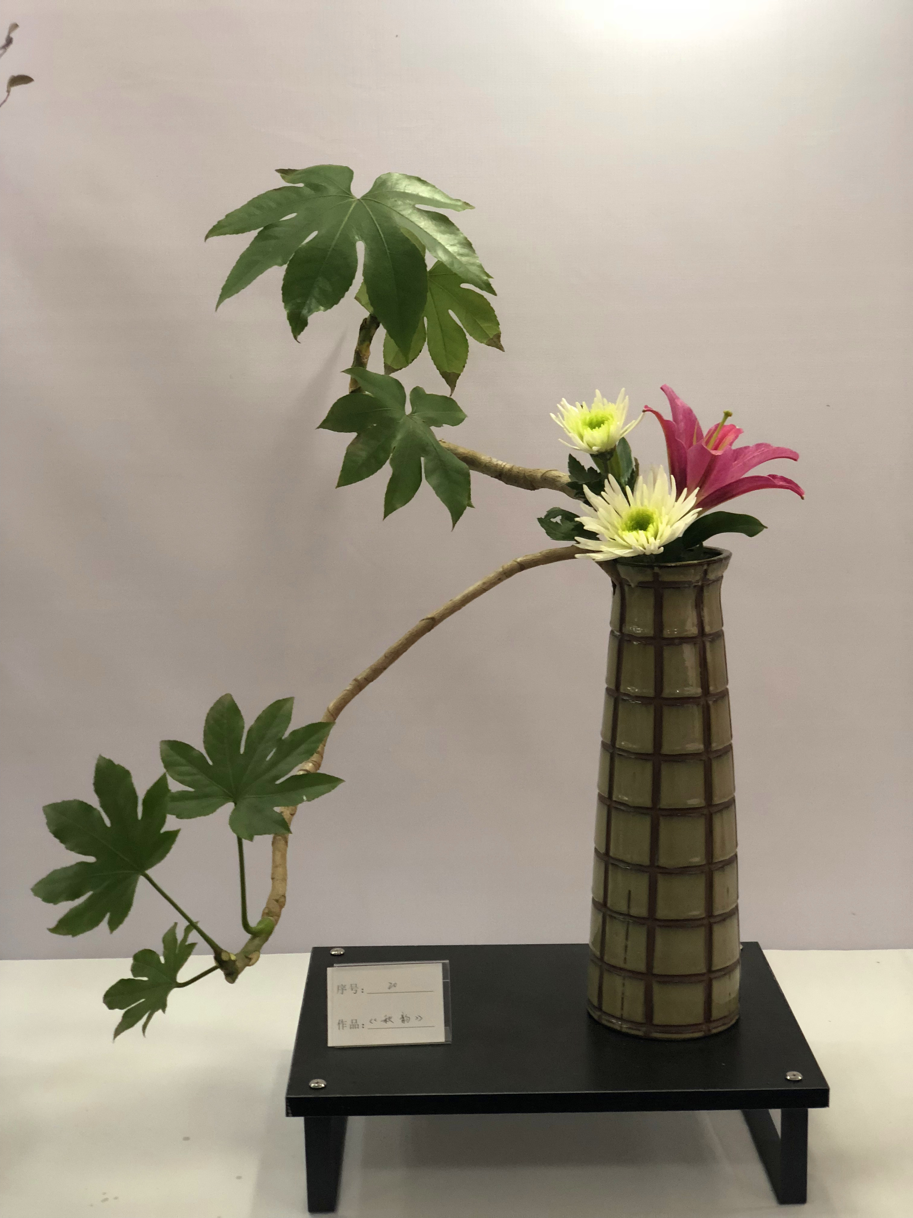 2018中国合肥苗木花卉交易大会插花艺术展作品展示