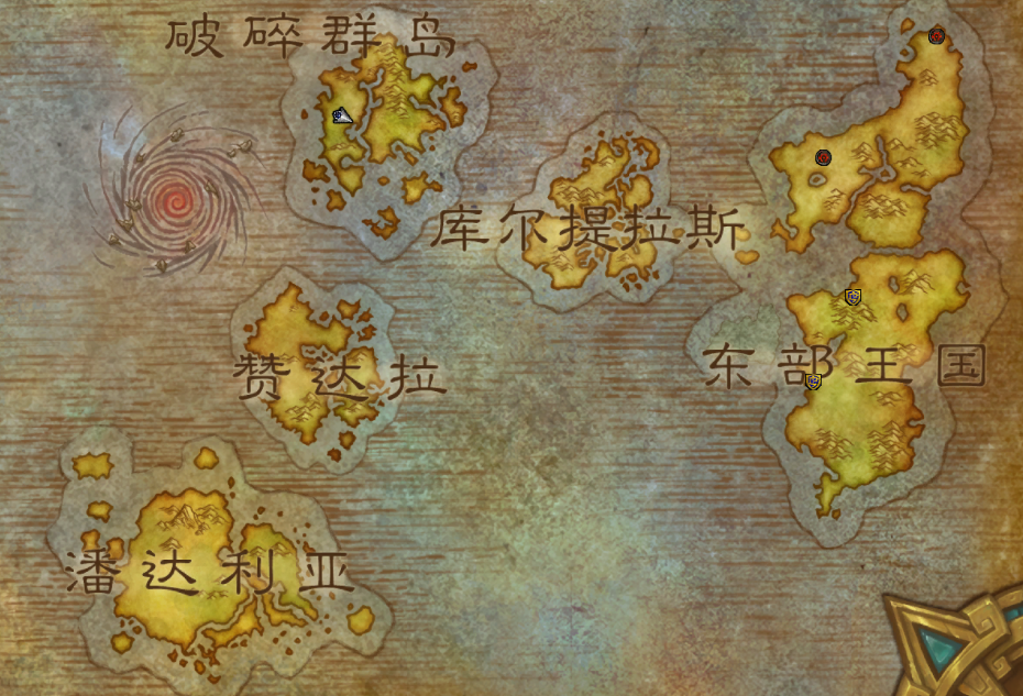 填坑:被无限放大的库尔提拉斯,资料中的赞达拉