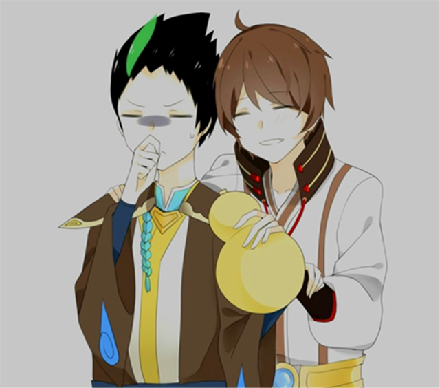 第二对就是狄仁杰和李白,两人的关系应该是好朋友,只是狄仁杰应该不