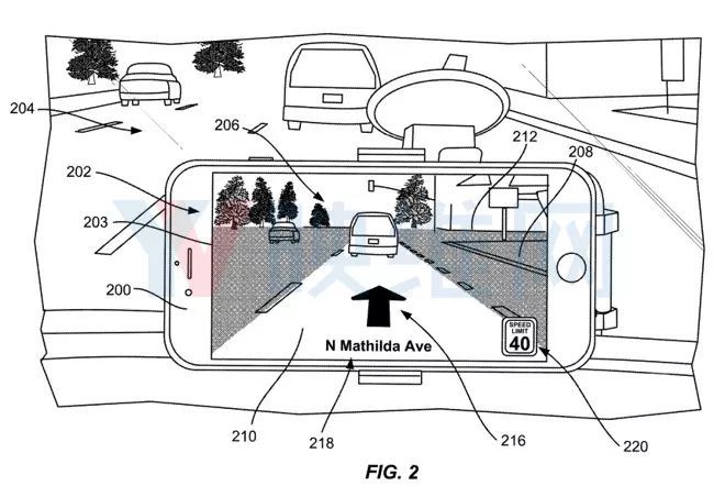 苹果汽车专利曝光：iPhone AR地图导航