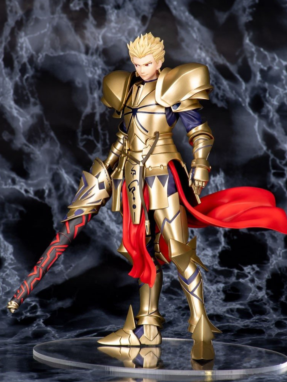 fate金闪闪手办公开,黄金铠甲显土豪气质,看到脸后:求放过