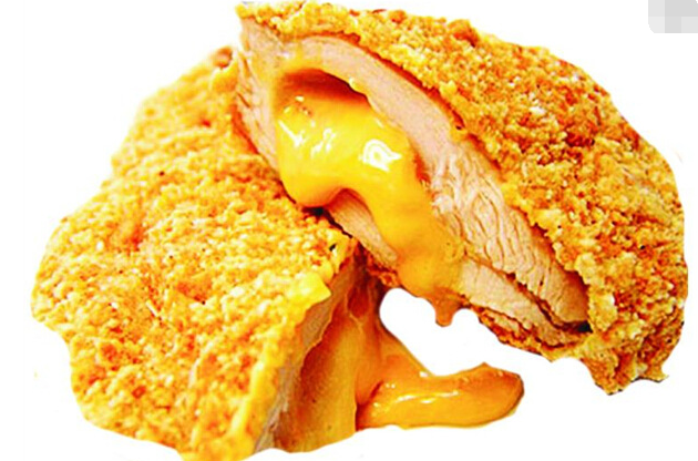 自己在家做,也可以做出美味的爆浆鸡排,都是满满的芝士