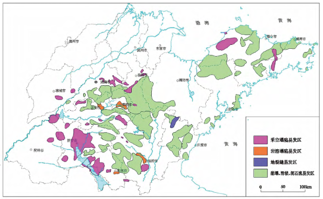 地矿科技|图说山东省地质灾害分布及监测现状
