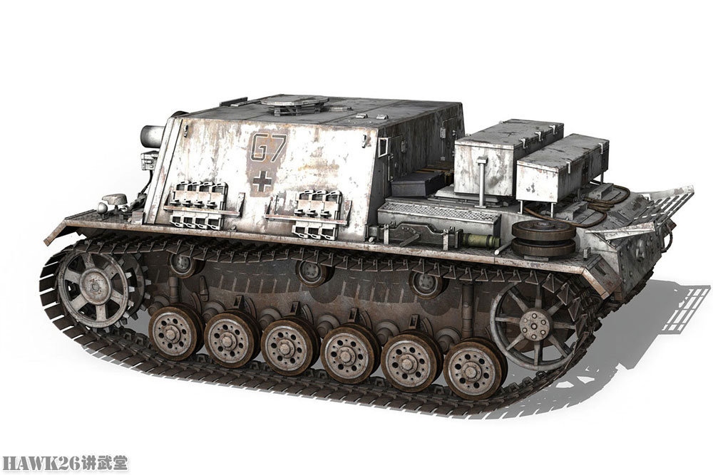 二战德军负责"卖萌"的存在 33b突击步兵炮 仅存一辆就在库宾卡