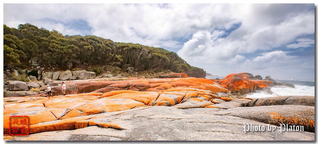 澳大利亚塔斯马州(岛)火焰湾海滩(binalong bay)