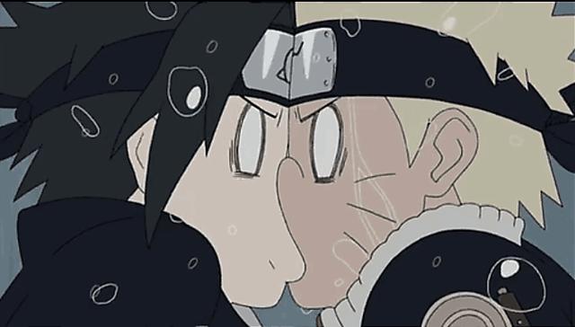 佐助和鸣人一共接吻四次,看你们还怎么说自己是清白的!