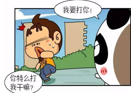 搞笑漫画:算命的告诉潘达他要打光棍,段子哥无辜遭殃,脑洞大!