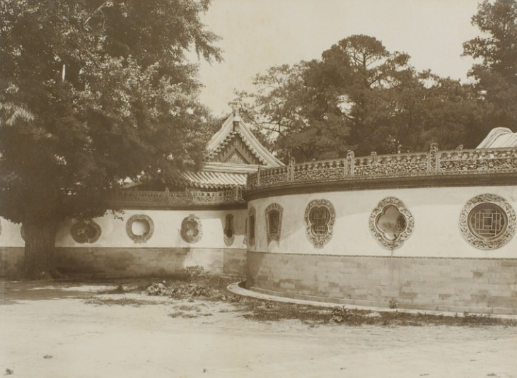 老照片:1901年的瀛台,光绪皇帝就是被囚禁在此地
