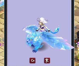 梦幻西游新飞行祥瑞寒冰灵虎骑乘效果一览:开明天兽既视感?