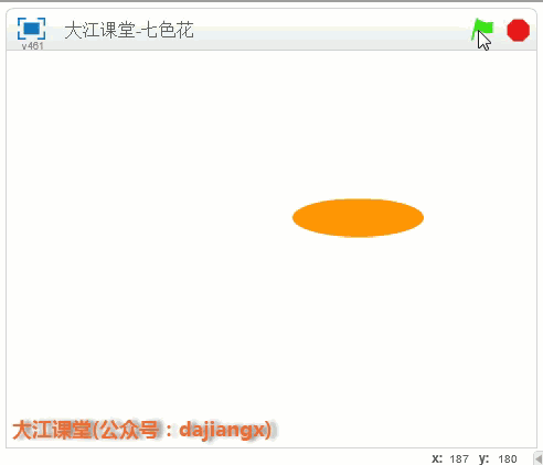 所以编程需要几个关键问题: 1.如何绘制出7个花瓣? 2.