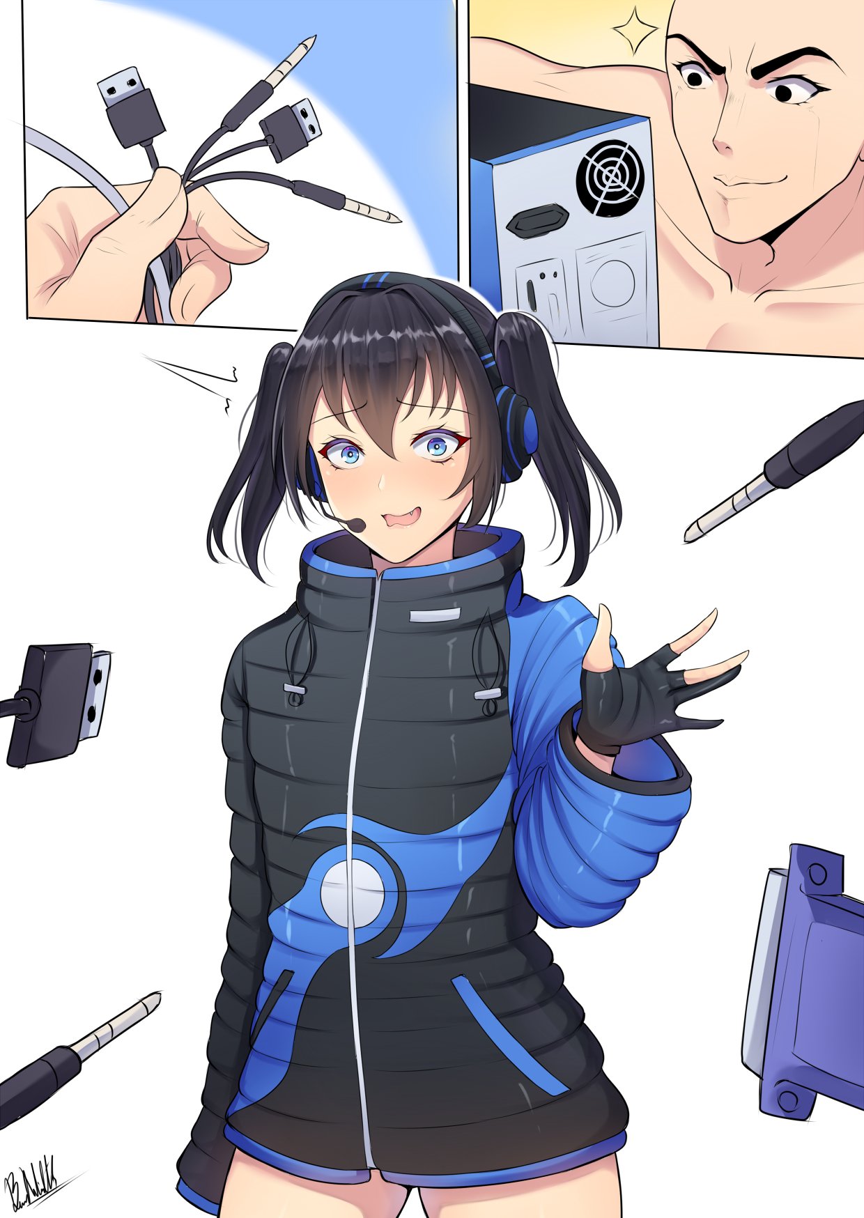 "键盘娘"让人心生怜悯,"鼠标娘"却感觉很亲切,你喜欢哪个?