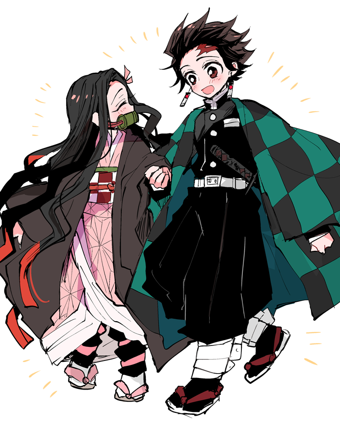 《鬼灭之刃》脑补小剧场,豆子重回人间,兄妹二人再也不分开了