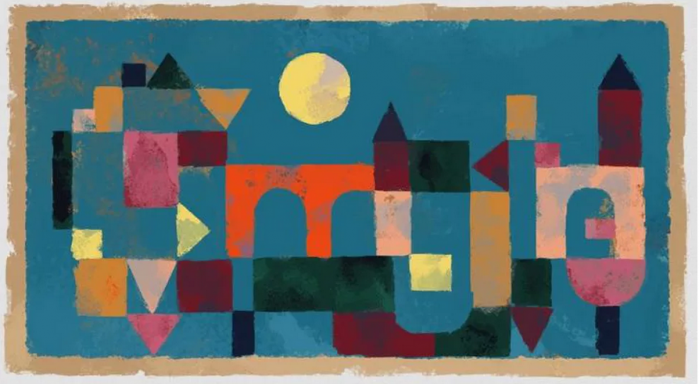 谷歌doodle纪念现代艺术家保罗·克利139岁冥诞