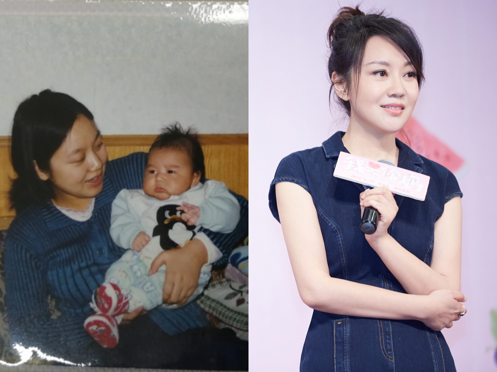 闫妮和女儿的照片,是母女还是姐妹?