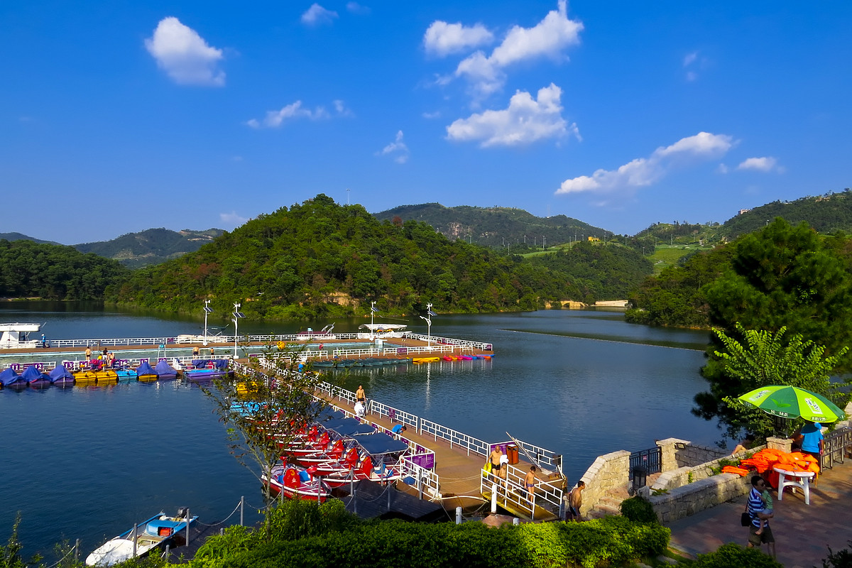 风景写实——花都九湾潭水库