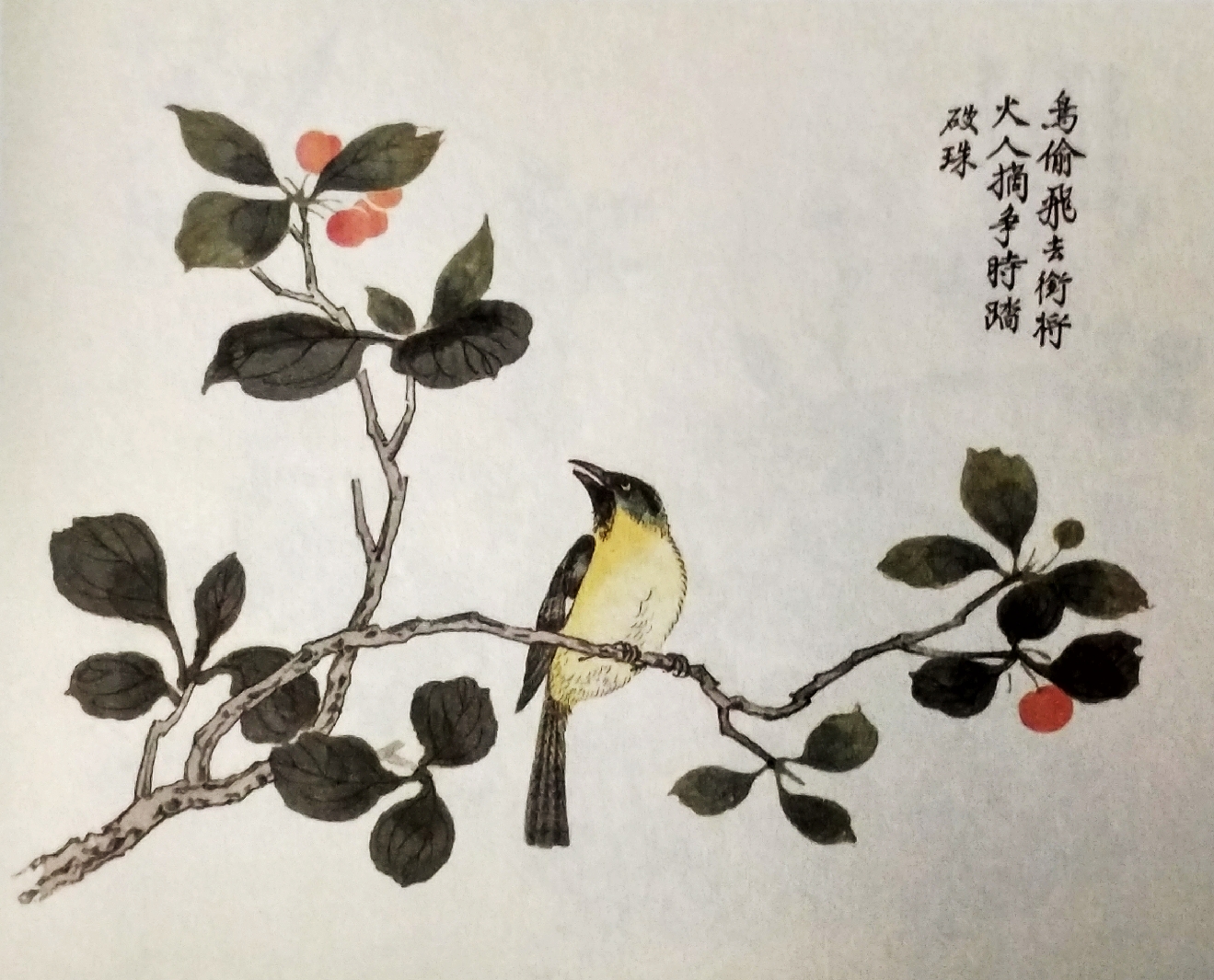 芥子园花鸟画100幅图片