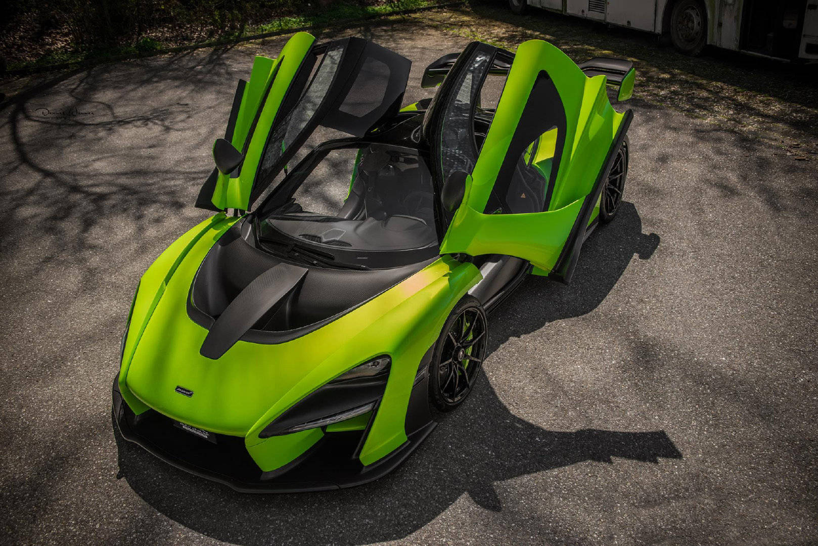 迈凯伦塞纳绿色的外观