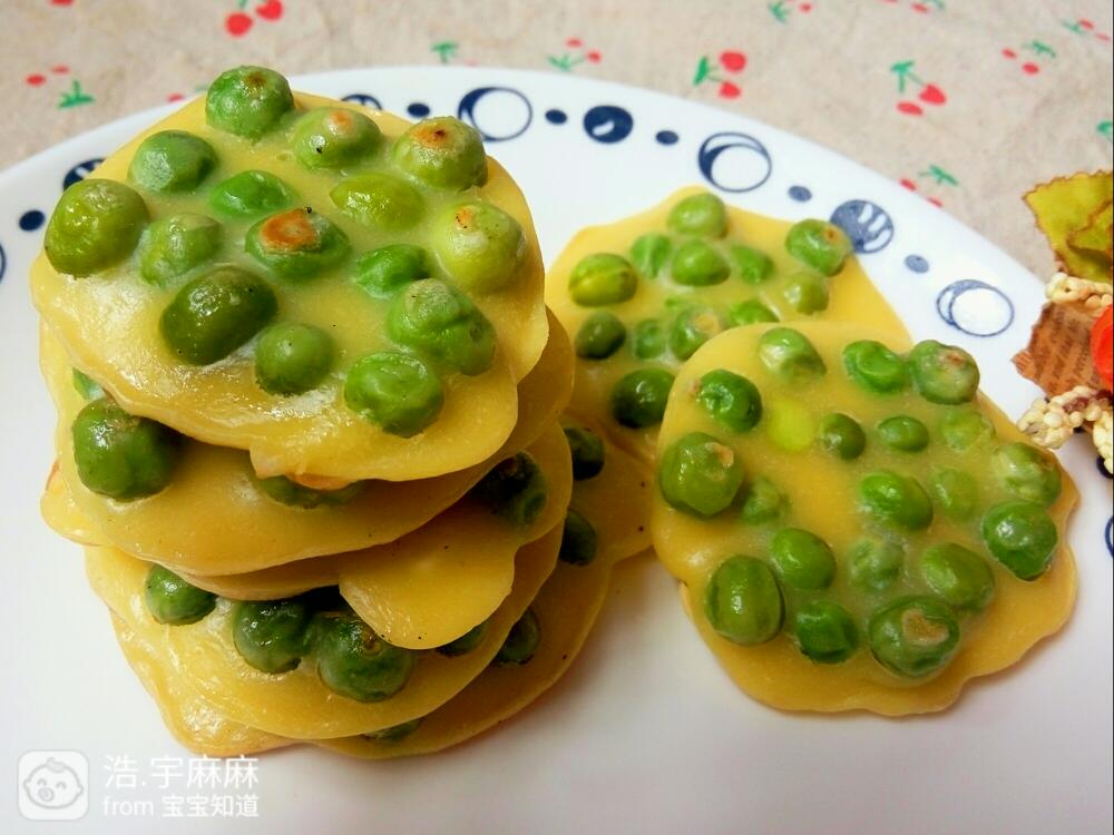 大宝宝辅食:粒粒分明豌豆饼