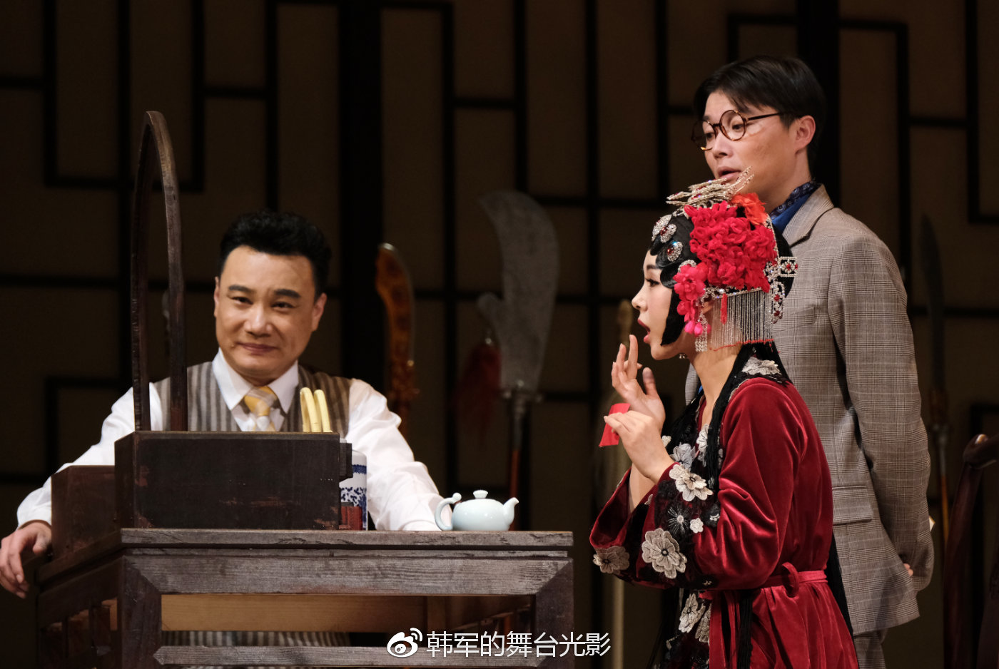 北京人艺三排田汉名剧《名优之死》年轻演员撑起年度大戏(剧照)