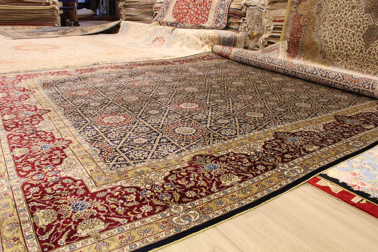 伊朗土耳其别墅客厅,卧室手工真丝地毯