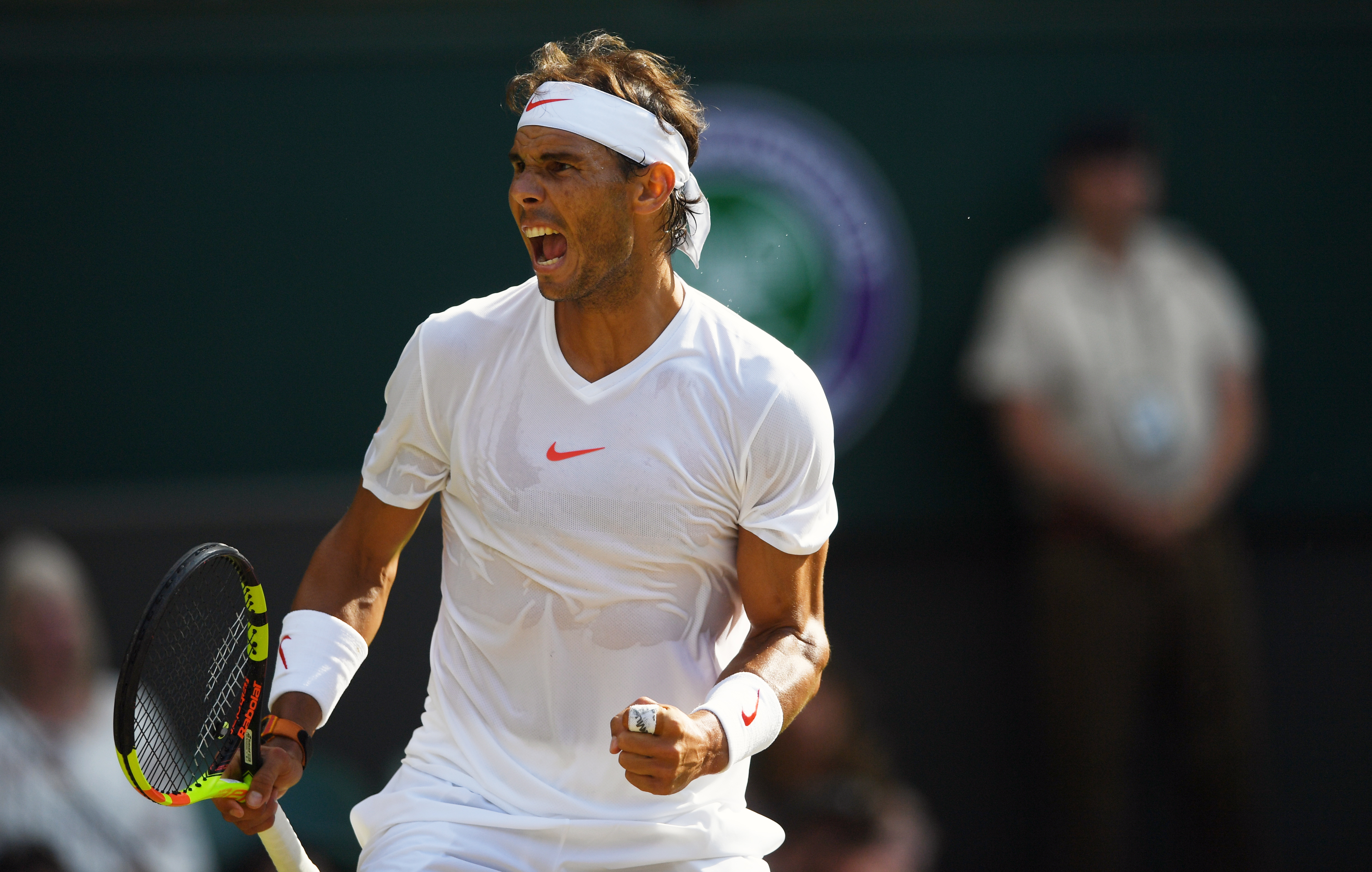 网球——温网:纳达尔晋级半决赛(14)