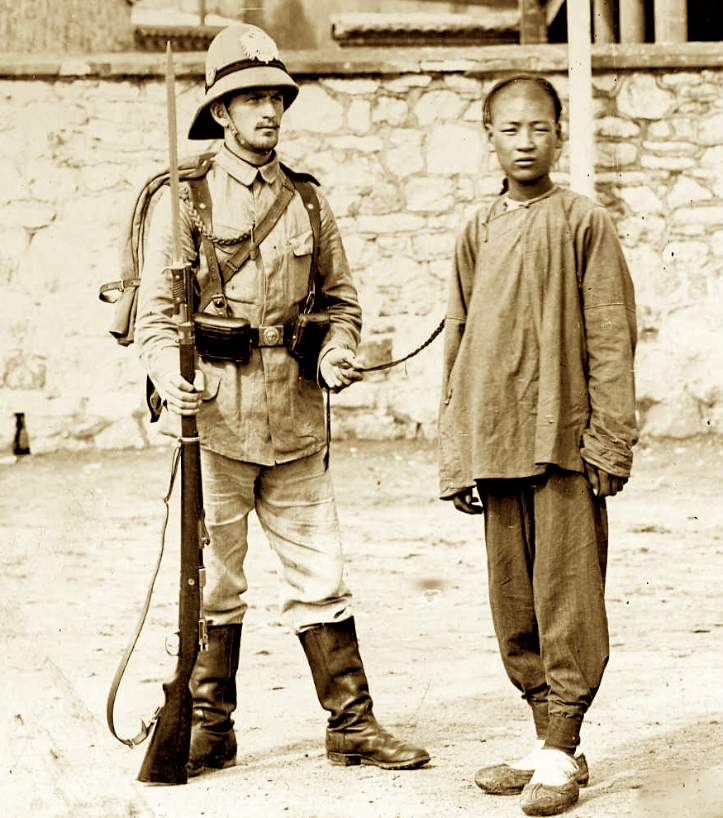 老照片:真实的义和团拳民,不能刀枪不入,普遍消瘦