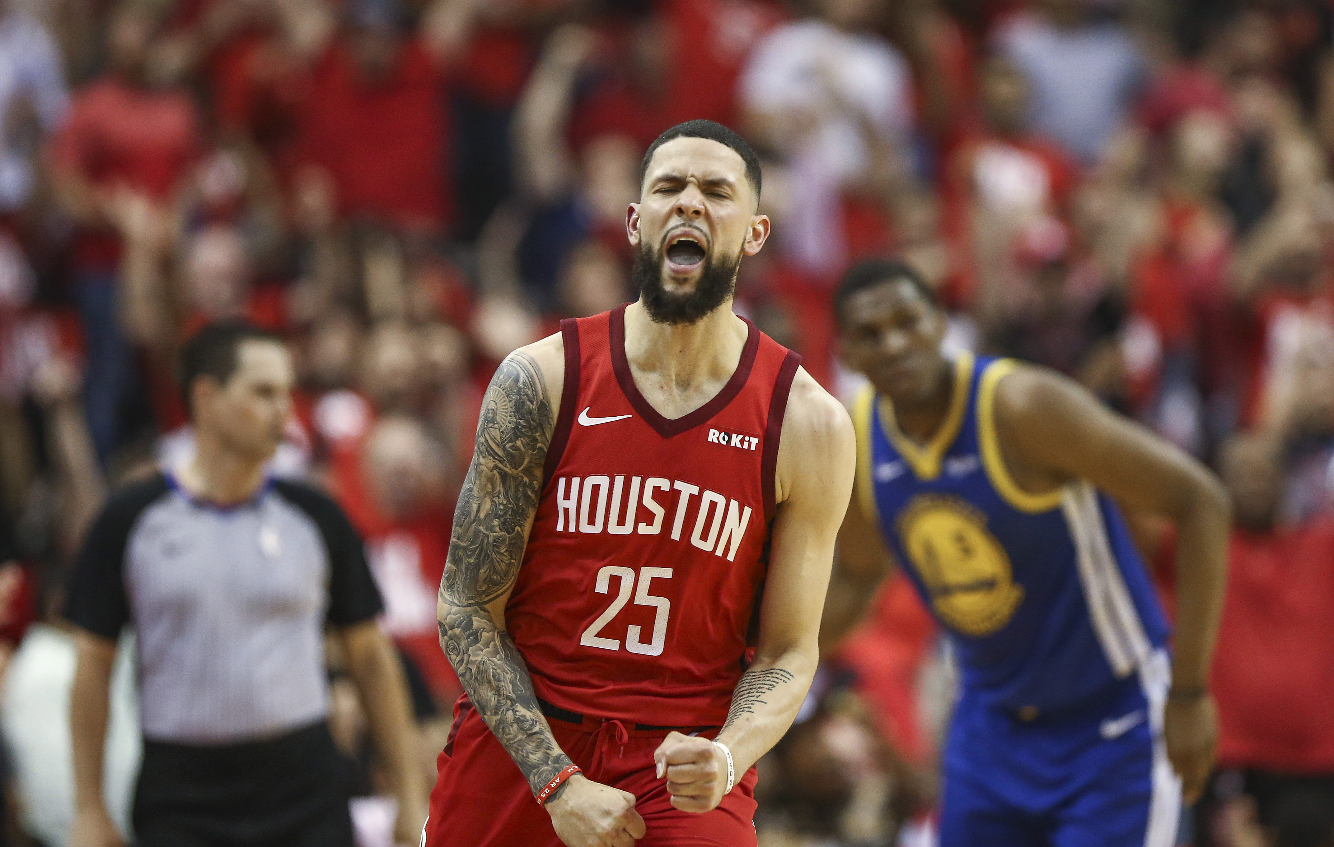篮球——nba季后赛:火箭胜勇士(4)