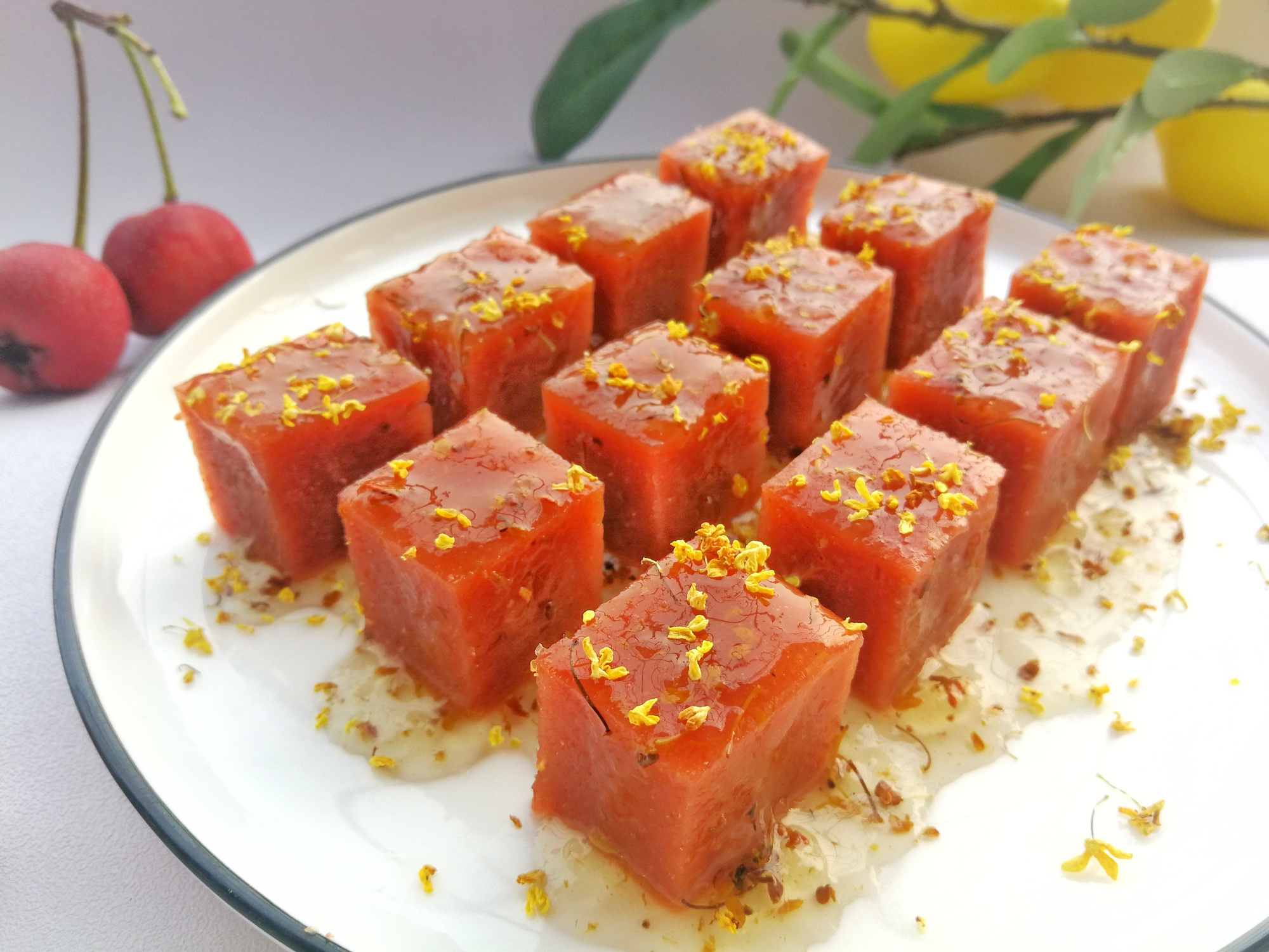 想吃山楂糕不用买,自己做纯天然零添加,开胃消食,详细教程分享