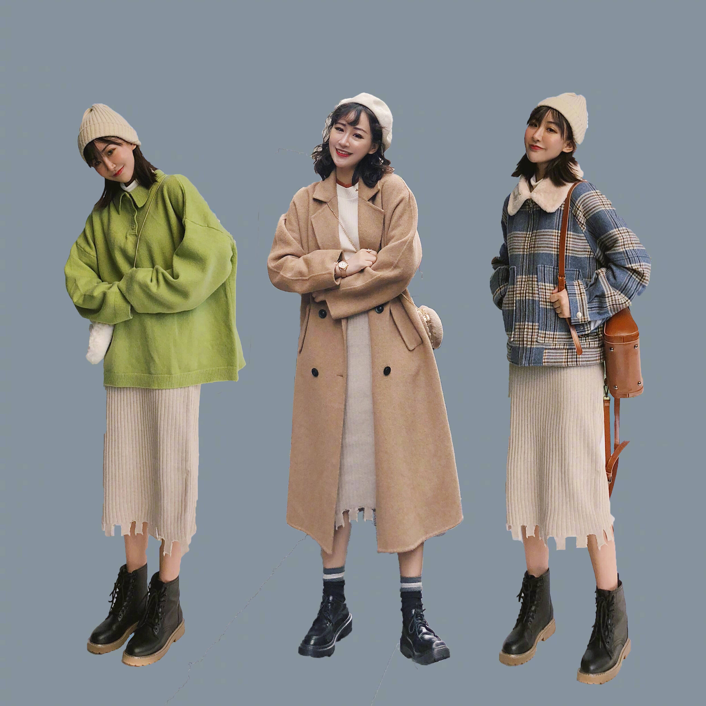 穿搭look:27套冬日穿搭,一起来做最亮眼的小姐姐