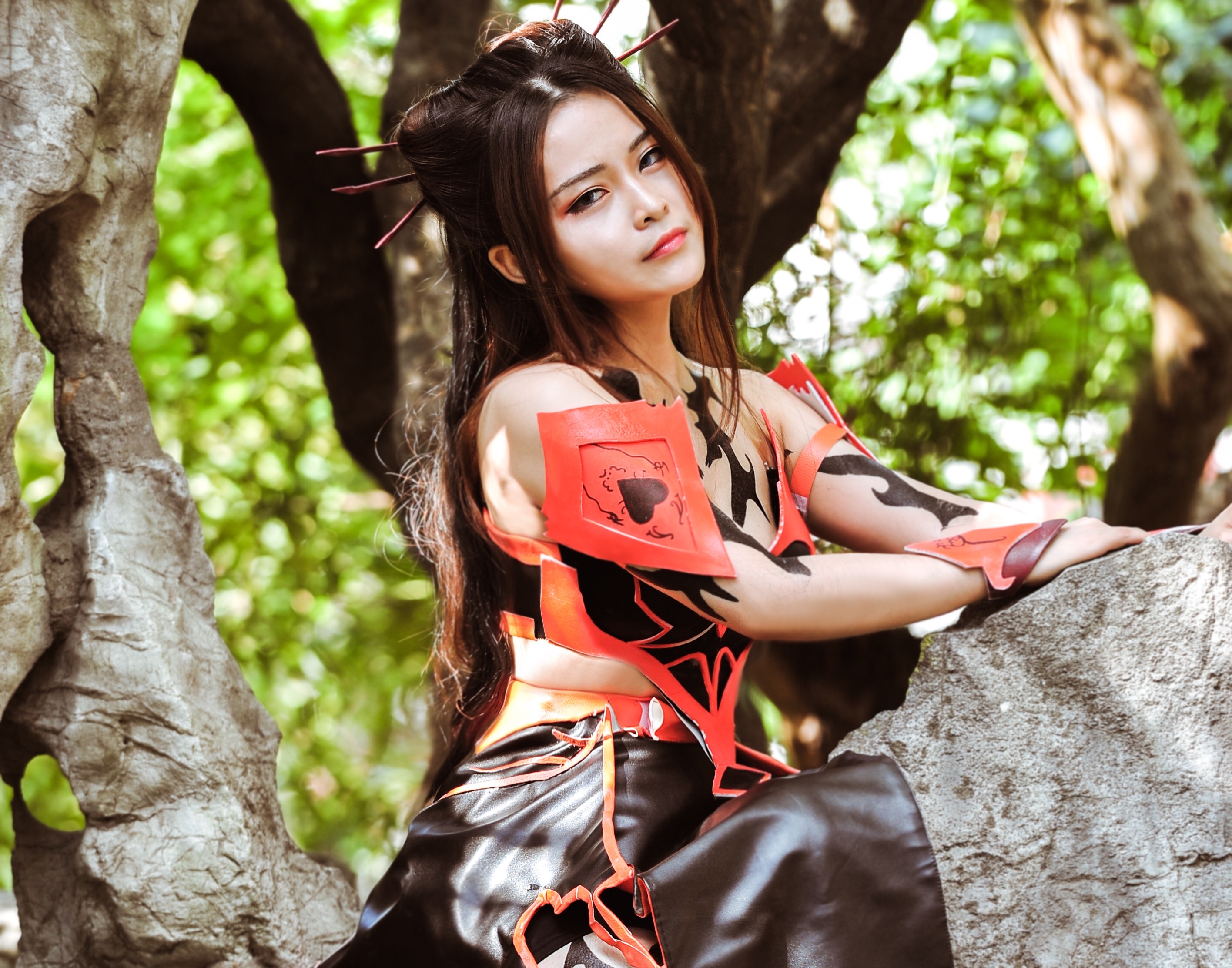 天行九歌:五位美女cos国漫美女焰灵姬,最后一位神还原!