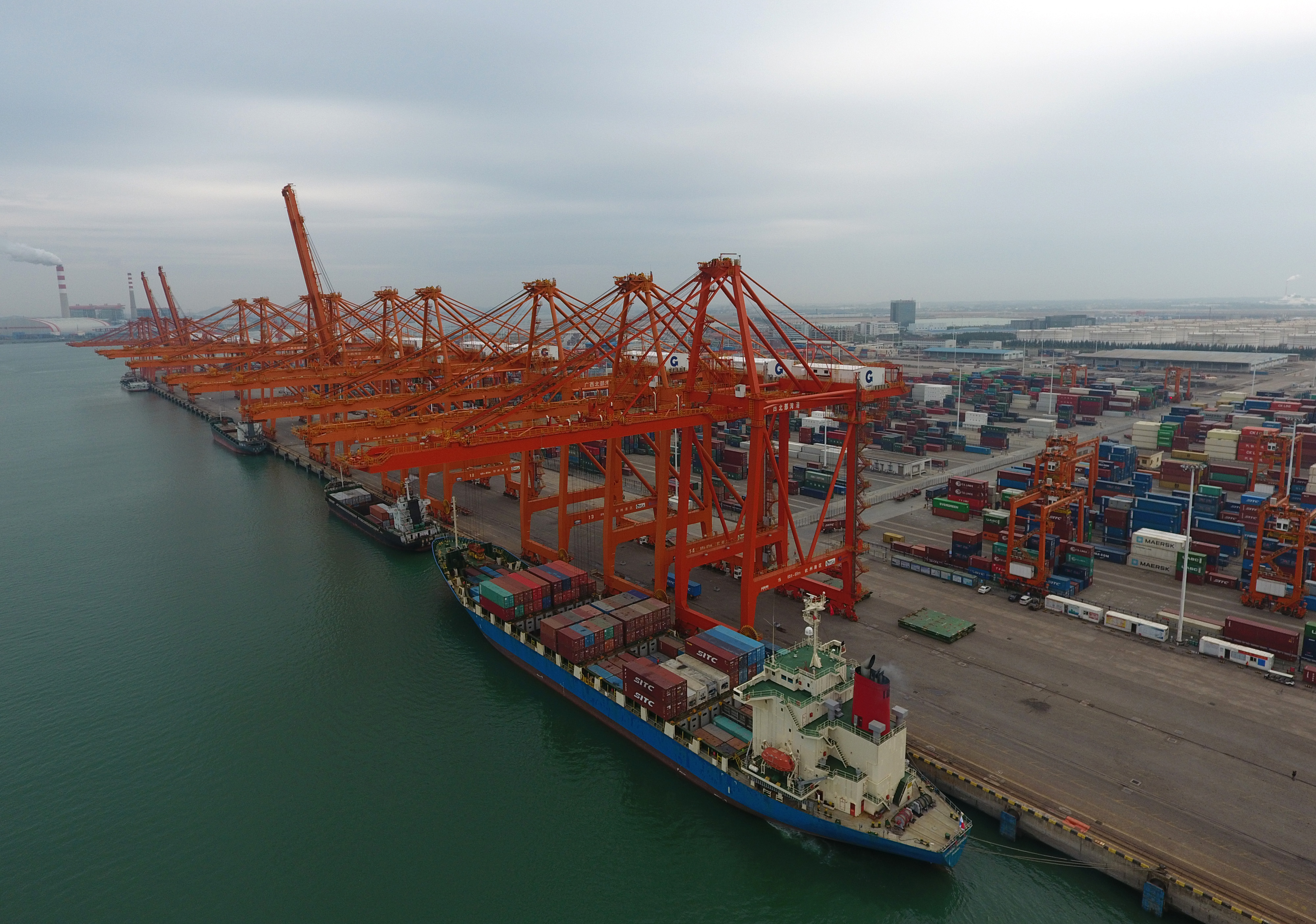 (经济)(1)广西钦州:港口建设成绩显著