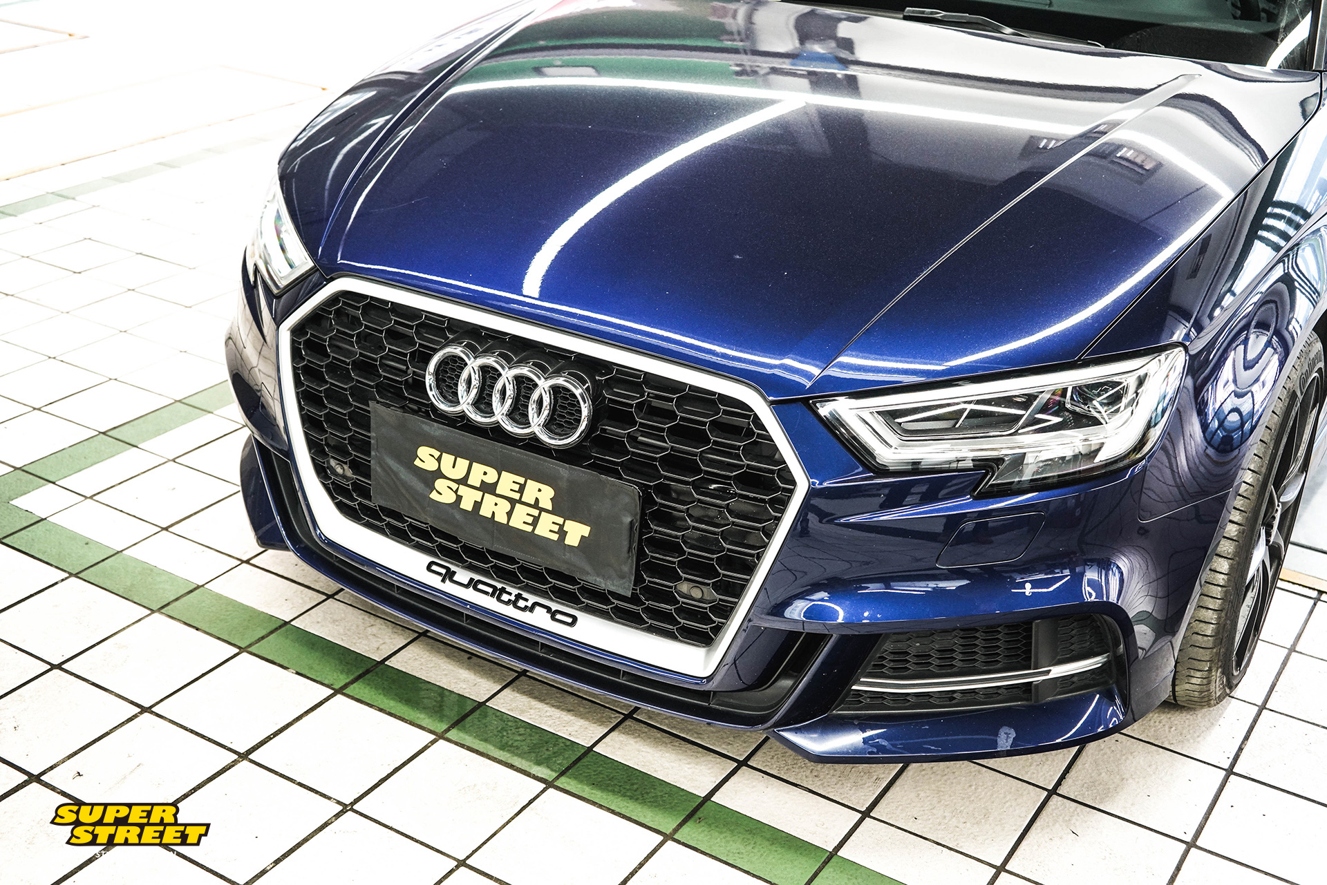 superstreet改装日记 奥迪s3改装卡布尔karbel碳纤维后唇