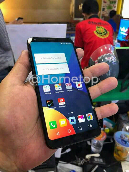 lg q9真机照片曝光 非刘海全面屏设计