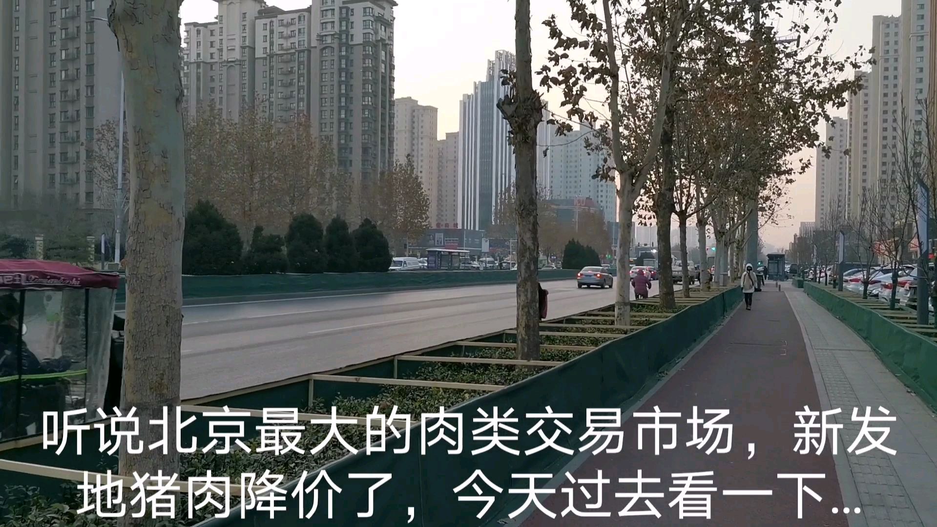 北京著名的农贸市场猪肉降价了,看固安到北京新发地多长时间?