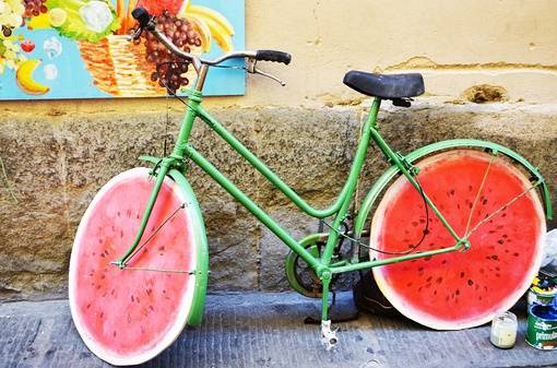 这么美的自行车,你舍得骑嘛